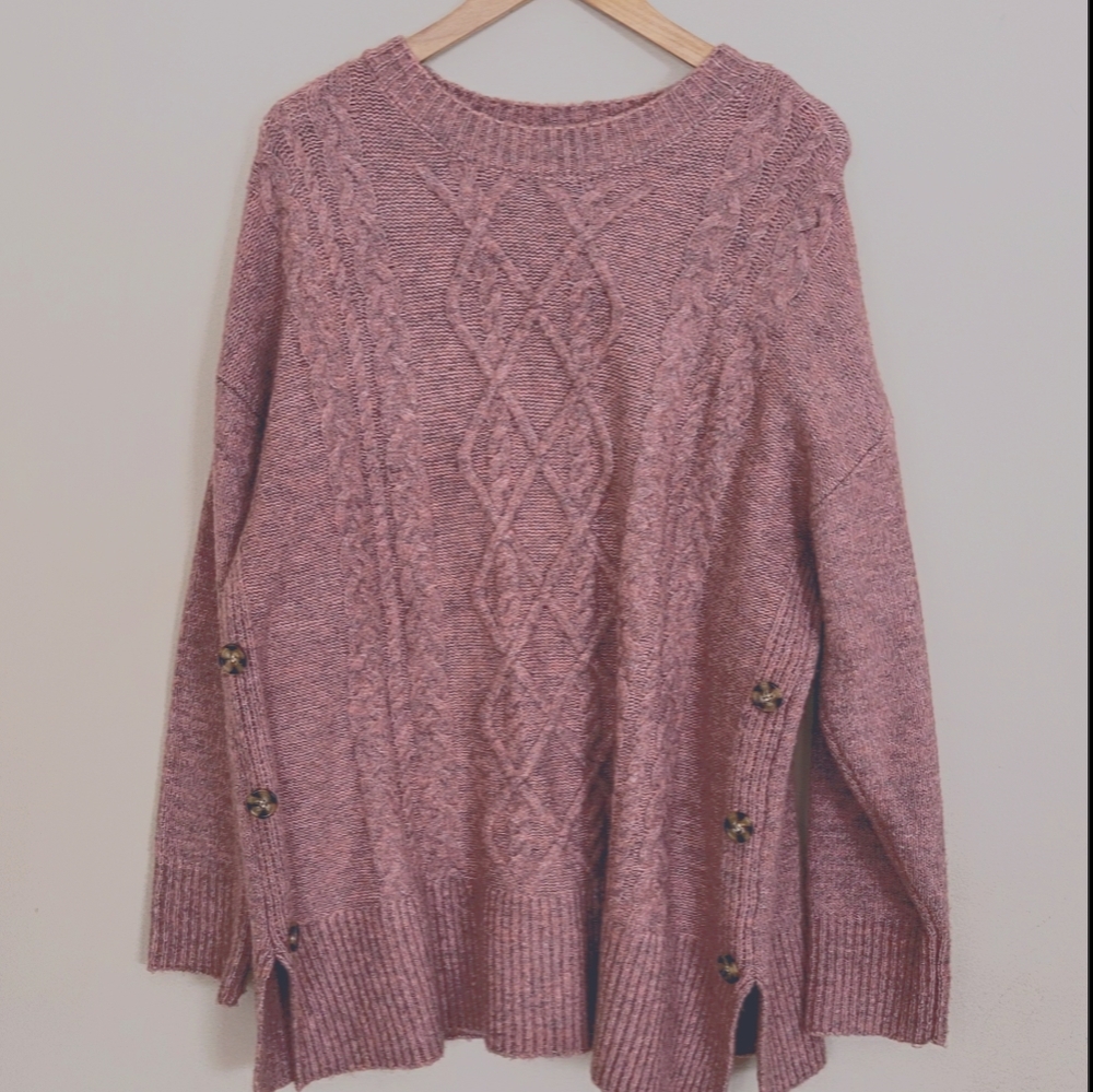 Womens pink sweater